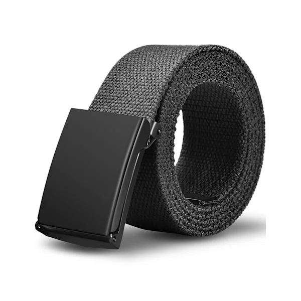 Bälten för män, arbetsbälten för män, justerbart canvas tyg nylon golfbälte som passar överallt