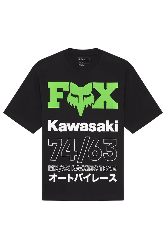 Koszulka FOX Kawasaki Oversized Czarny L