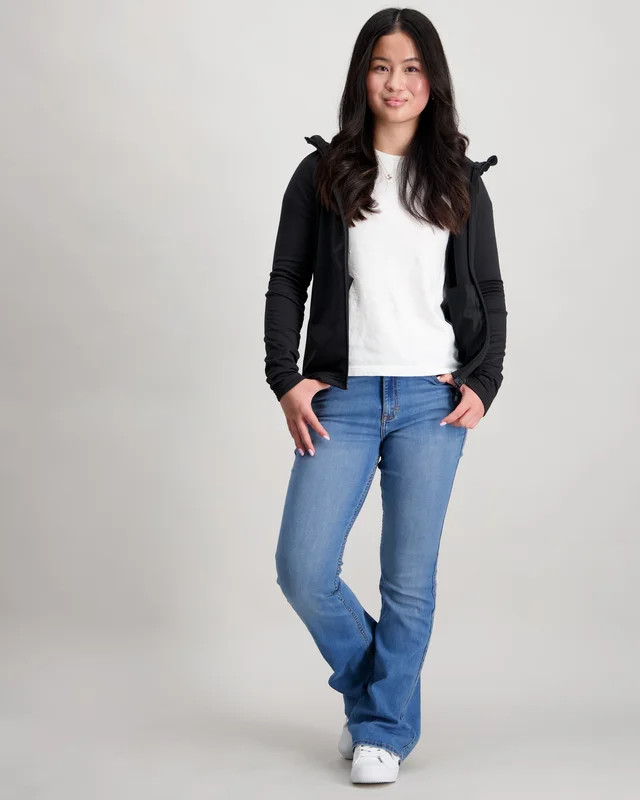 Abercrombie AFG HIGH RISE FLARE JEANS Blau Jeans Mädchen - Kids Brand Store