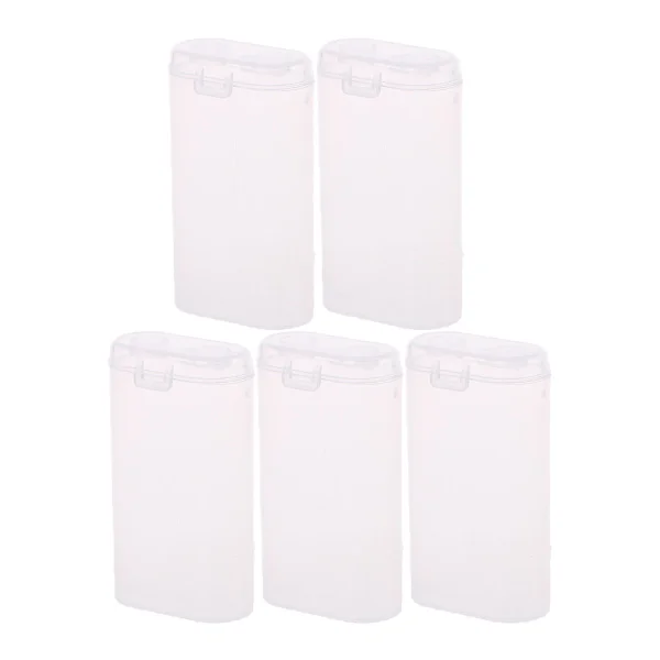 5 stk 2X18650 batteriholder for etui 18650 batterioppbevaringsboks oppladbart batteri plasthus DIY-tilbehør
