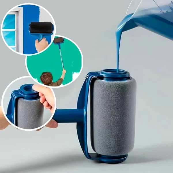 Påfyllbare, anti-dryppende malingsruller
