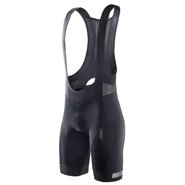 Sykkelshorts med pustende gelpute for menn, triatlon, sykkelshorts, undertøy, svart, XL