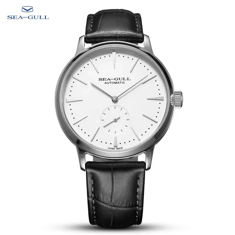 AliExpress - Montre homme Seagull en promotion, montre mécanique automatique classique, montre de luxe avec cristal saphir, bracelet en cuir, montre-