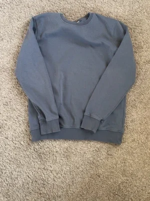 Kappahl sweatshirt herr blå bomull storlek S