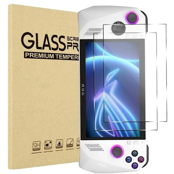 Härdat Glas för Asus ROG Xbox Ally X 2025/ROG Xbox Ally 2025/ROG Ally X 2024/ROG Ally 2023 [Pack 2] Skydd Film Phonillico