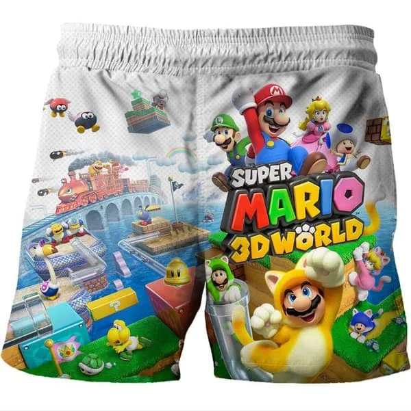【YD】Super Mario Bros 3D Badedragter til Drenge Pool Tøj Sommer Til Børn 5-10 År B 120cm