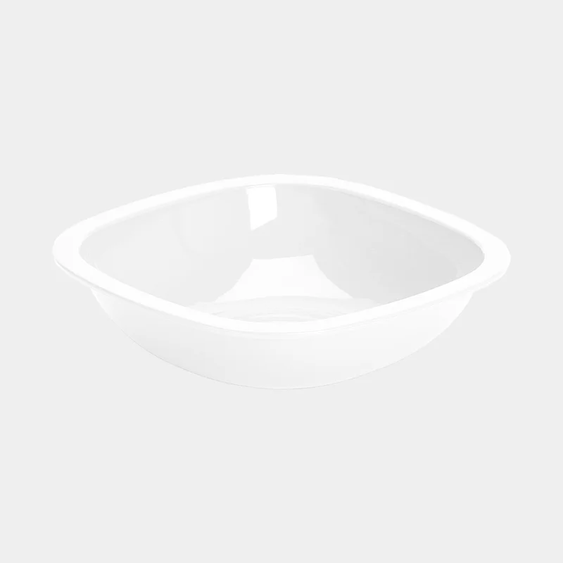 Djup plasttallrik Nordiska Plast, vit, 15 cm