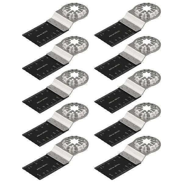 Starlock Multiverktyg, 10 st Oscillerande Sågblad, Starlock Multiverktyg Bi-Metallverktyg för