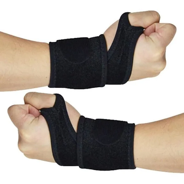 1 par håndledsbånd til vægtløftning, håndledsstøtte, bøjle, styrketræning håndledsstøttestropper, unisex, egnet [YJD][YJD]