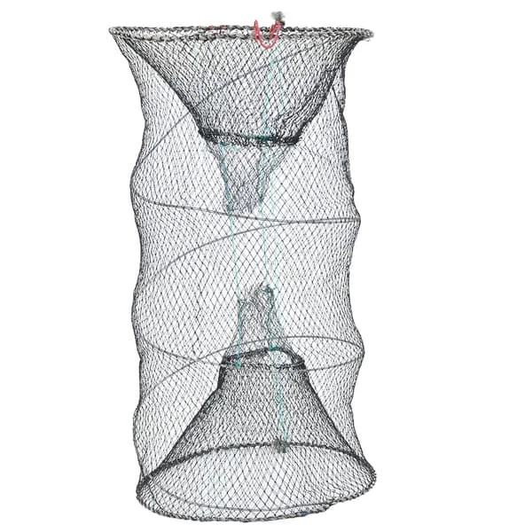 Portable Folding Automatic Fishing Trap Bait Shrimp Cage Crab Lobster Trap Net