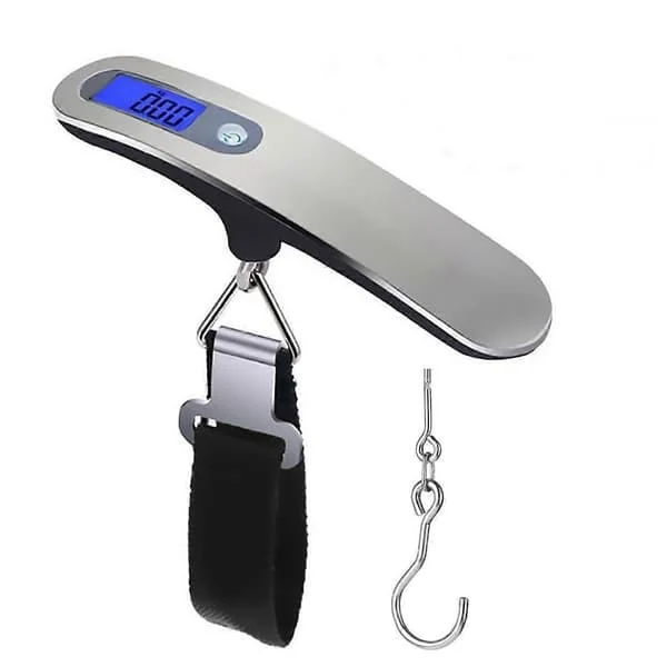 Kuffertvægt, 50 kg/110 lb Bærbar Mini Kuffertvægt Husholdnings Digital Display Vægt Anvendt Flybagage Udendørs Vægt Vejningsbalance