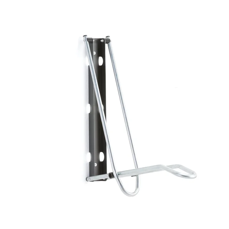 Foldable wall-mounted bicycle rack LEONARDO, Electro-galvanized