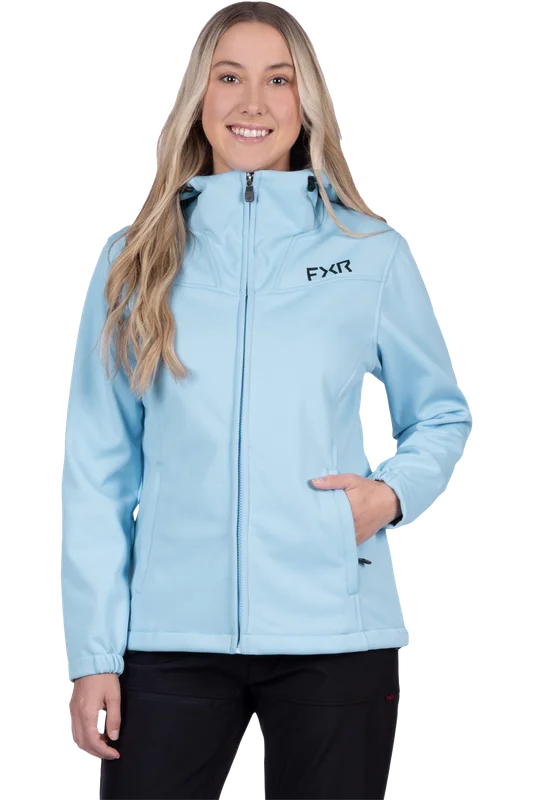 Cross /Enduro Softshell-jakke FXR Hydrogen Softshell Dame Maui blå XS