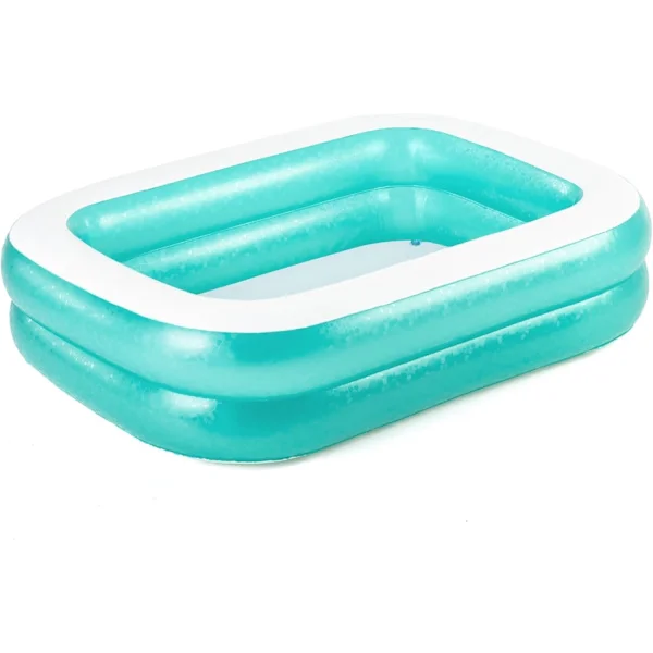 Inflatable Pool, Kids' Pool, Inflatable Leisure Pool, Outdoor Pool, Dimensions: 200 x 146 x 48 cm