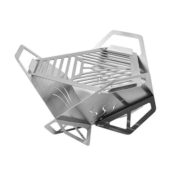 Mini BBQ Grill Avtakbar Ovn Mini BBQ Matlagningsgrill Lotus Grill for Camping Piknik og Utendørs Matlaging