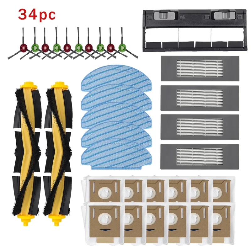 AliExpress - Staubsauger Ersatzteile für ECOVACS Deebot OZMO T8/ T8 Max/ T8 AIVI/ T9+/ N8 Pro/ N10 Plus Hauptbürste HEPA Filter Staubbeutel