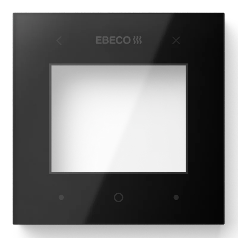 Ebeco EB-Therm 500 Täckfront svart, för Elko Plus/RS, Värme