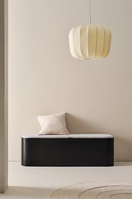 Jotex - Bänk Med Förvaring 140 Cm Plywood - Polyester Svart MOUJI - Köp Bänkar hos Jotex