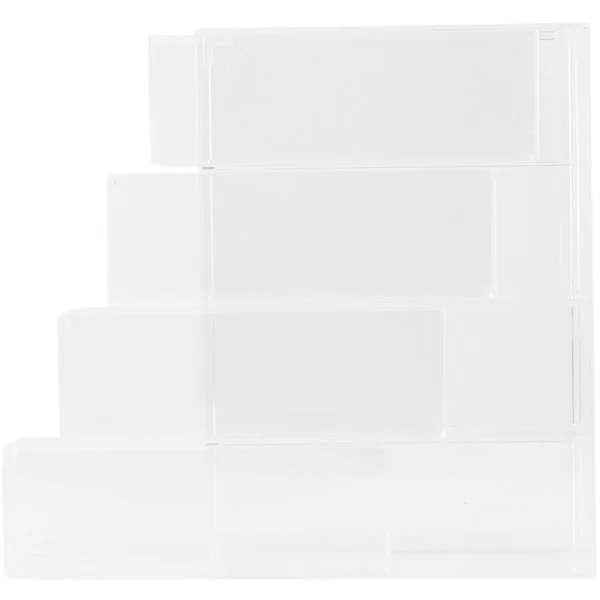 Home Office, Space-Saving Desk Organizer Storage Station - Vertical or Horizontal Use - 4 Drawers