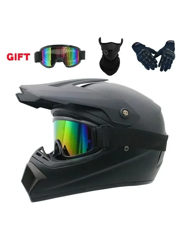 AliExpress - 3 cadeaux casque de moto intégral moto tout-terrain envoyer Cross Capacete Motocross Casco casques équitation casque de moto