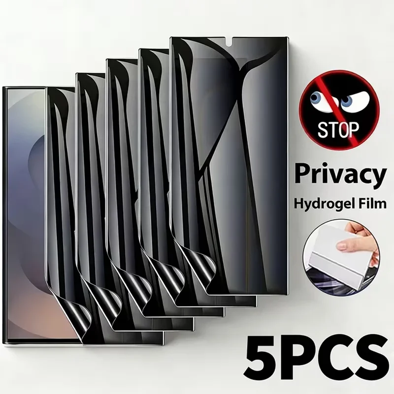 AliExpress - Film Hydrogel de protection de la vie privée, 1 à 5 pièces, pour Samsung S26 Ultra S26 Plus S26 S25 Ultra S25 S23 S22 A56 A55 A36 A35, 