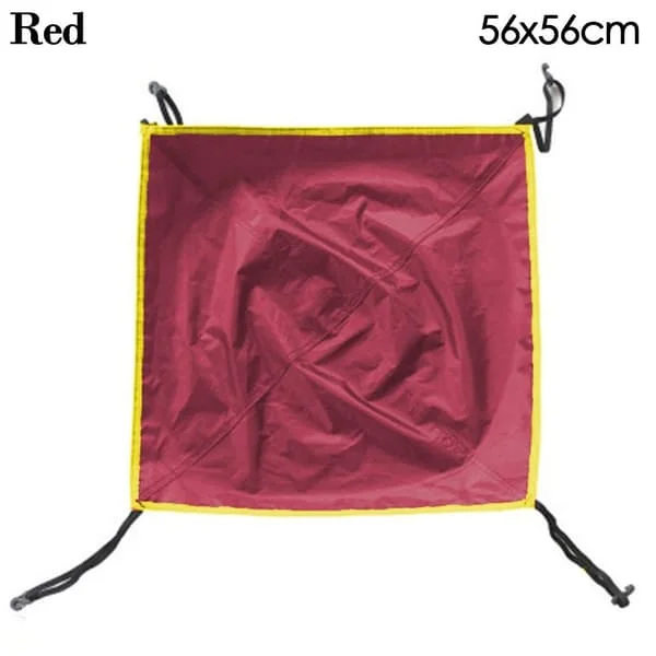 Fluga/Tålig hängmatta cover Tält presenning cover RÖD 56X56CM