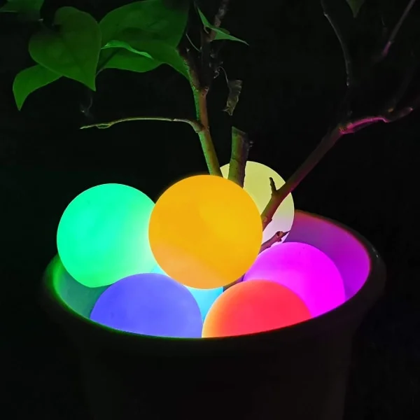 {YM}LED baderomslys, IP69 vanntette boblebadlys, flytende bassenglys for spa fargeskiftende boblebadtilbehør, badekar lyskulelys