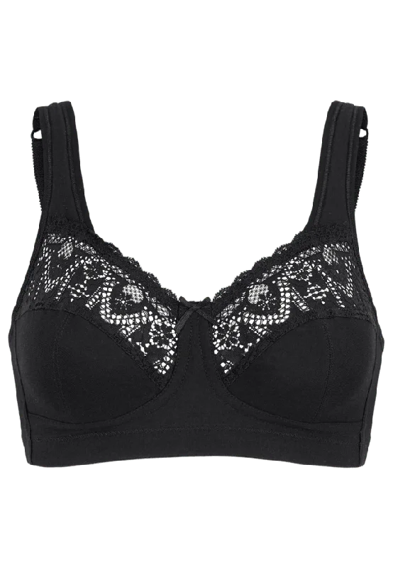 Swegmark True Beauty Bh Utan Bygel, Fairtrade Dam Svart 80d