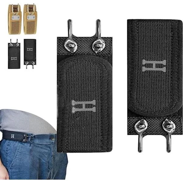 4-delat spännefritt bälte - elastiskt bälte - taktiskt elastiskt bälte - unisex spännefritt bälte - dold fästning - spännefritt bälte