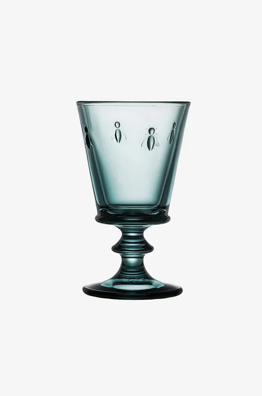 La Rochére - Vinglass Dark Blue Abeille 6 glass La Rochere - Blå - Glass - Fra Homeroom