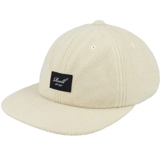 Reell - Vit snapback Keps - Flat 6-panel Dirty White Snapback @ Hatstore