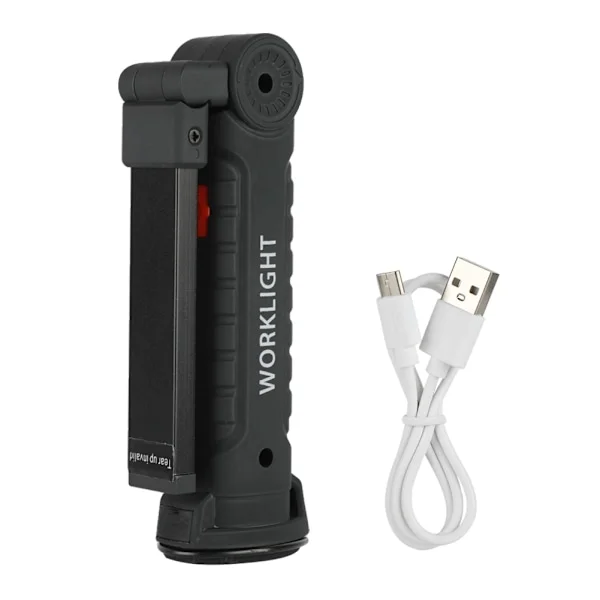 USB-lade Sammenleggbar COB Arbeidslys LED Arbeidslampe med Magnet for Camping Nødsituasjon Stor