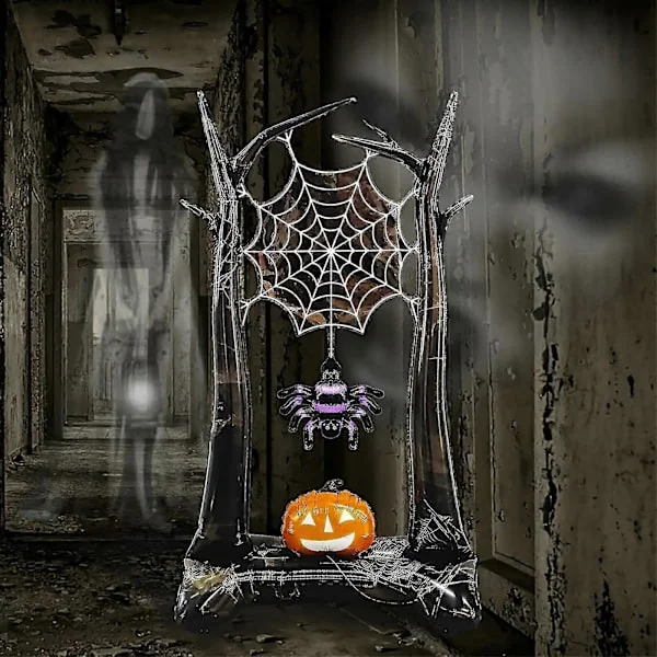 2025 Halloween-kostymer Halloween-dekorasjoner Store stående ballonger Halloween-tre Skumle skjelettfolieballonger Halloween-dekor Mylar-ballonger