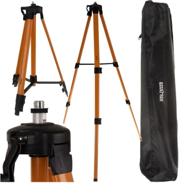 Stativ til krydslaser 150 cm aluminium 5/8" gevind med bæretaske