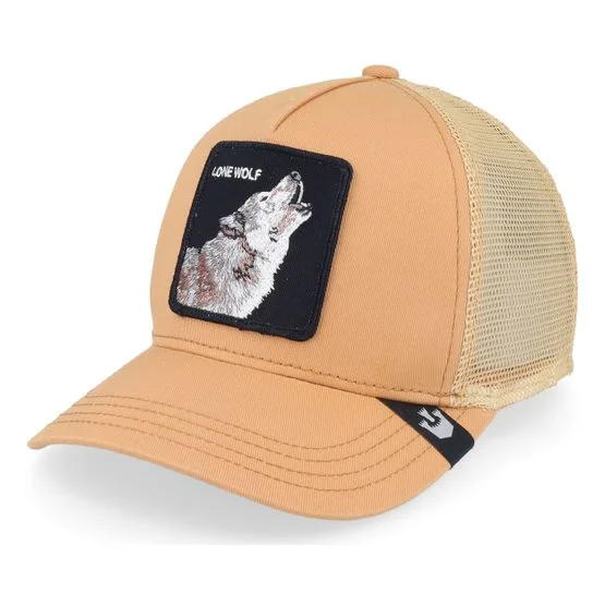 Goorin Bros. - Beige trucker Cap - Lone Wolf Truckin Mauve Trucker @ Hatstore