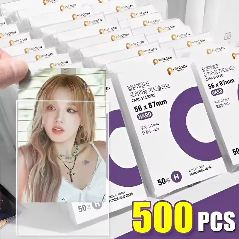 AliExpress - 500-1PCS HD Transparent Kpop Idol Karte Schutzhülle Karten Spiel Poker Wasserdichte Schutz Spiel Bord Fotos Halter ärmeln