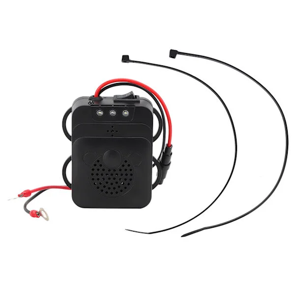 LED Strobelys Musejager Ultralyd Bilmontert Elektronisk Repeller Rotteavviser 12V