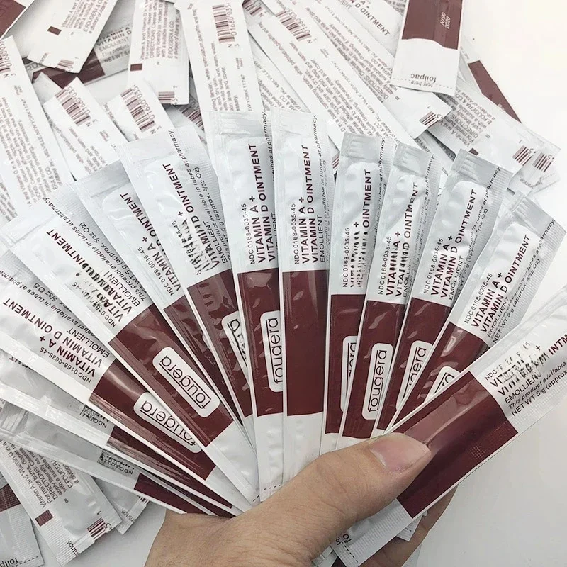AliExpress - 100Pcs Tattoo Nachsorge Creme Fougera Vitamin Salbe Tattoo Pflege Liefert Recovery Creme Vitamin A & D Tattoo Reparatur Creme