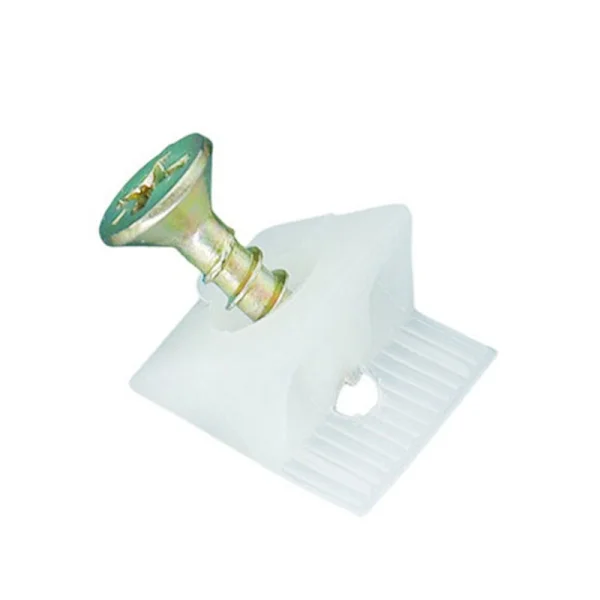 50 st Möbler Reparation Kilar Låda Botten Sagging Reparation Fix Kit Plast hörnfäste med självgängande skruvar