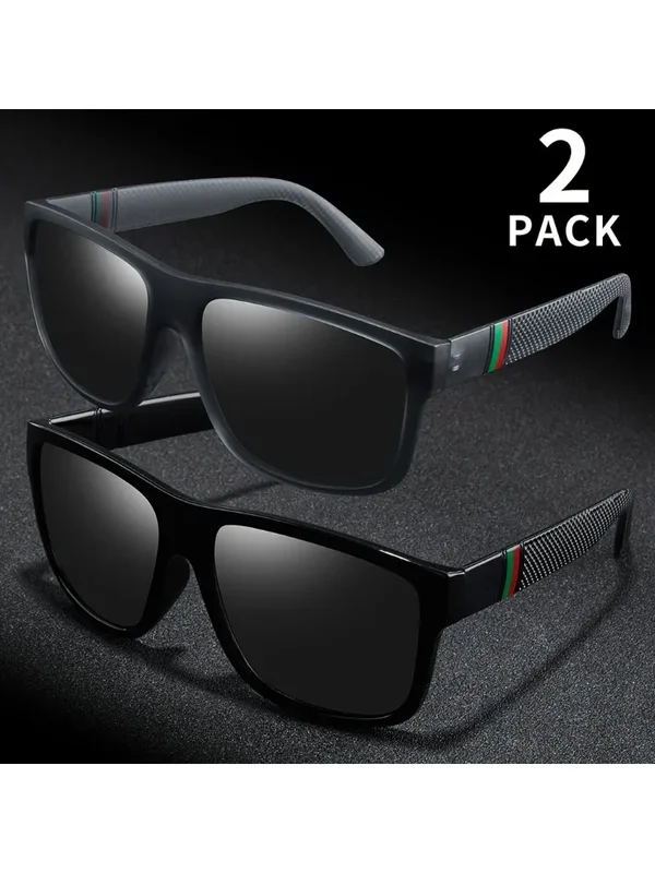AliExpress - 1/2PCS Gepolariseerde Zonnebril Merk Designer Vintage Zonnebril Man Modieuze Rijden Zonnebril Eyewear