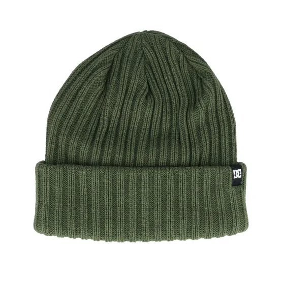 DC - Grün cuff Mütze - Fish N Destroy 2 Bronze Green Cuff - Beanie für Herren & Damen, Grün, One Size, Strickmaterial