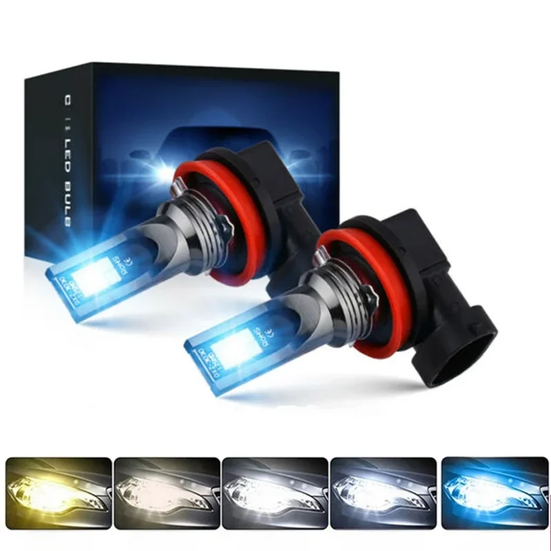 AliExpress - Ampoule antibrouillard de voiture LED, ampoule H11, H8, H4, H7, H9, H10, H1, 9005, HB3, 9006, HB4, 6000K, lumières, 12000Lm, 