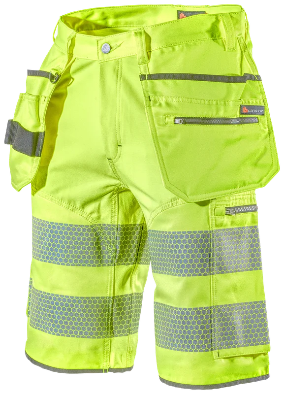 L.Brador 1475PB Varselshorts hi-vis gul, klass 2 Hi-vis gul, Kläder
