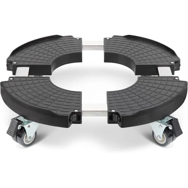 Plant trolley with wheels, heavy-duty capacity of 180 kg, adjustable rolling plant holder for indoor and outdoor use