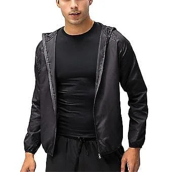 Lett Herre Fritidsjakke Combat Utendørs Turhette Kåpe Topper-r (3XL Svart)