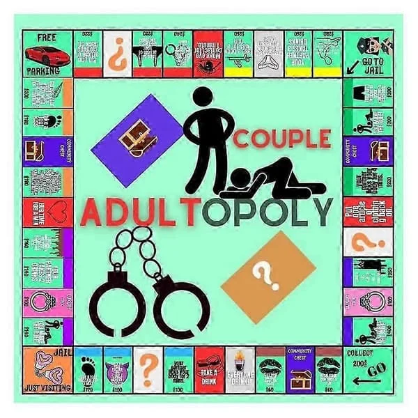Adultopoly Brädspel Parspel Par Opoly Brädspel Vuxenunderhållning Brädspel Par