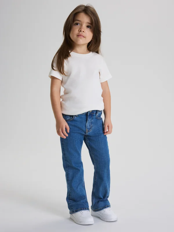 HARPER Bootcut farkut Polarn O. Pyret 92 lastenvaatteet denim