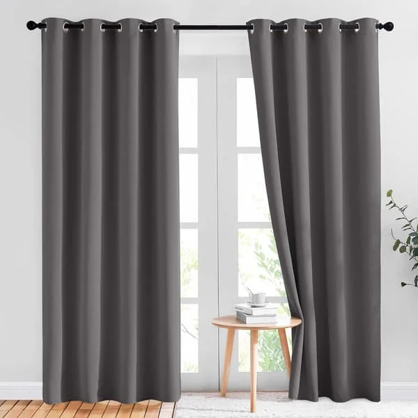 Curtain-Screen-Blackout Curtains for Patio Door -150 wide * 200cm high-Track Grommet Partition Wall Thermally Insulated Curtains for