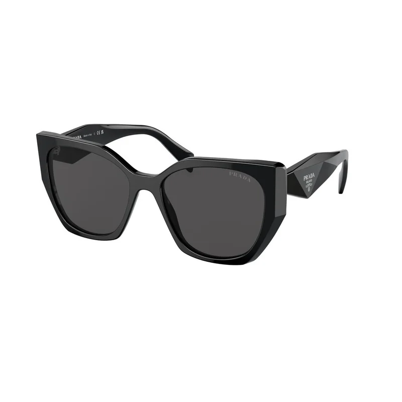 Prada -Aurinkolasit - Black Rectangular - Prada PR 19ZS 1AB5S0 5517
