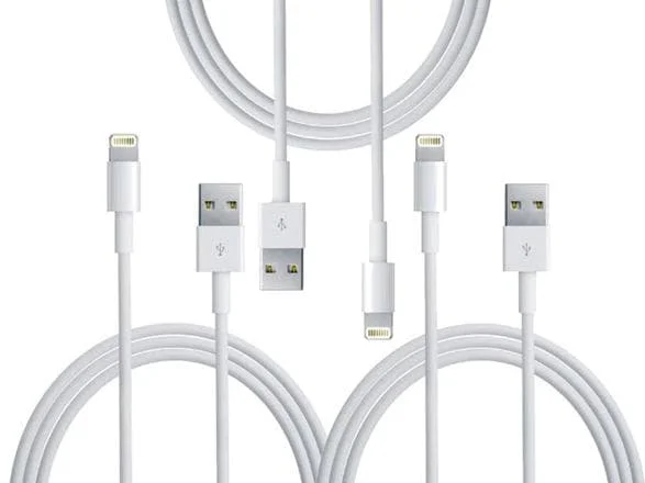 3 STK 1 Meter - Lightning-lader for iPhone X/8/7/6S/6/5S/SE iOS13